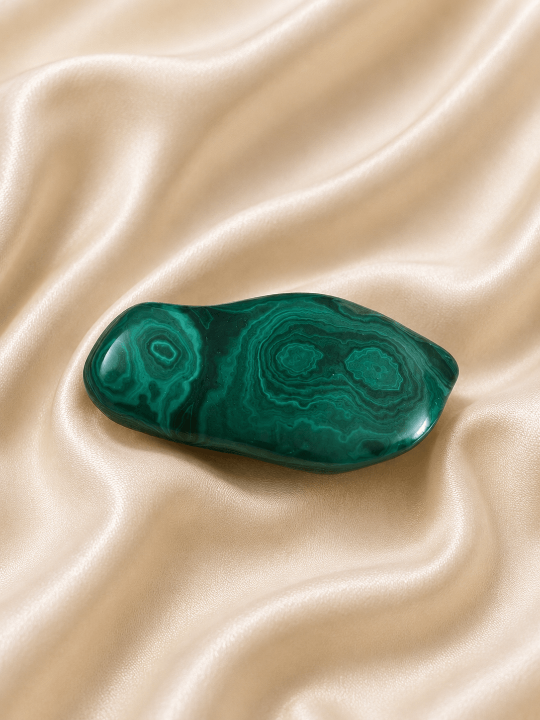 Pierre polie malachite 220 g · DGC
