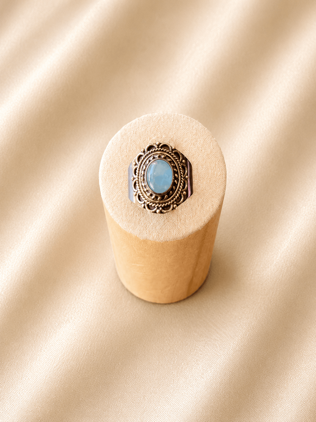 Bague en aigue-marine · Argent · DGC