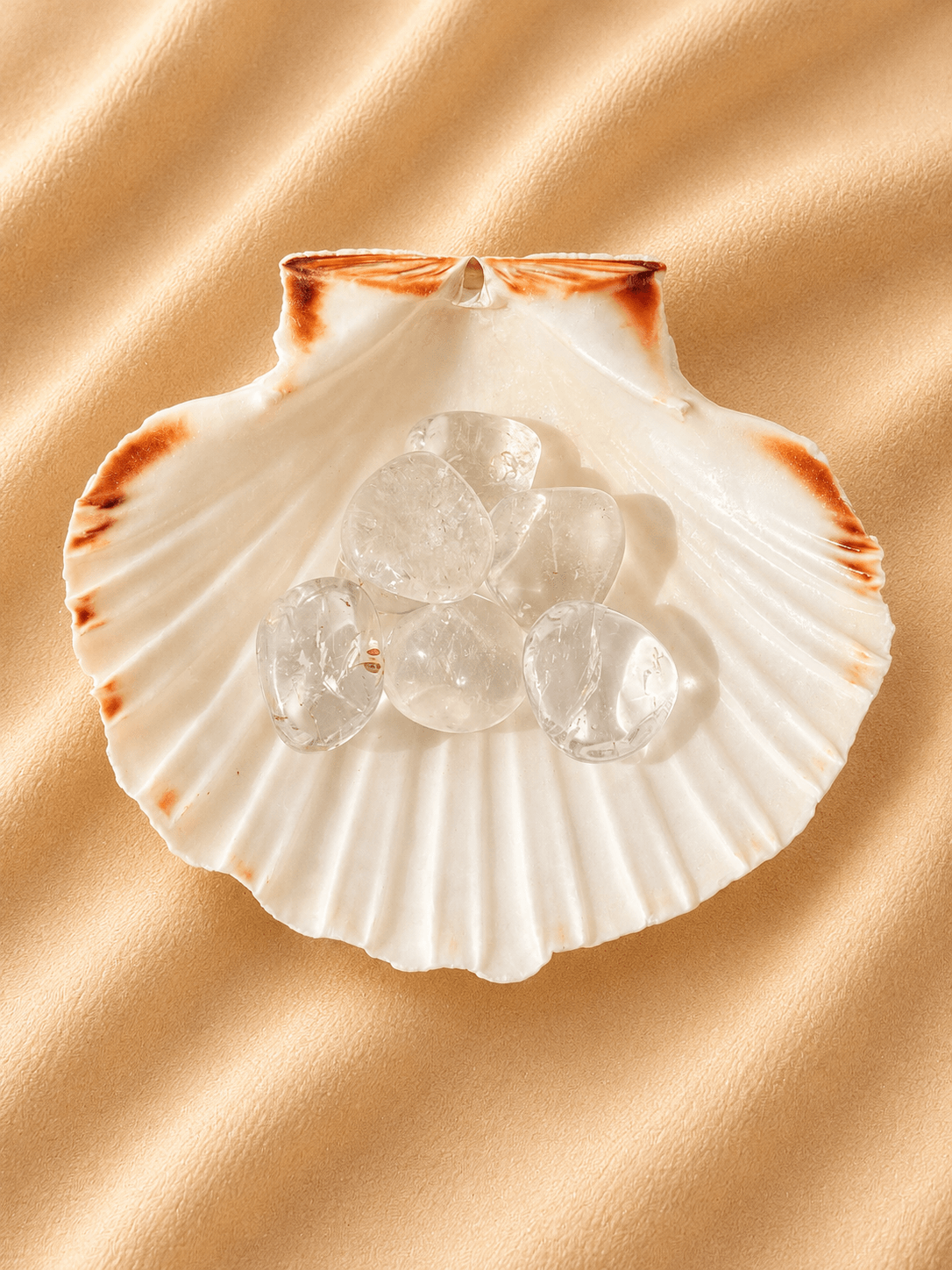 Pierre roulée en cristal de roche · DGC