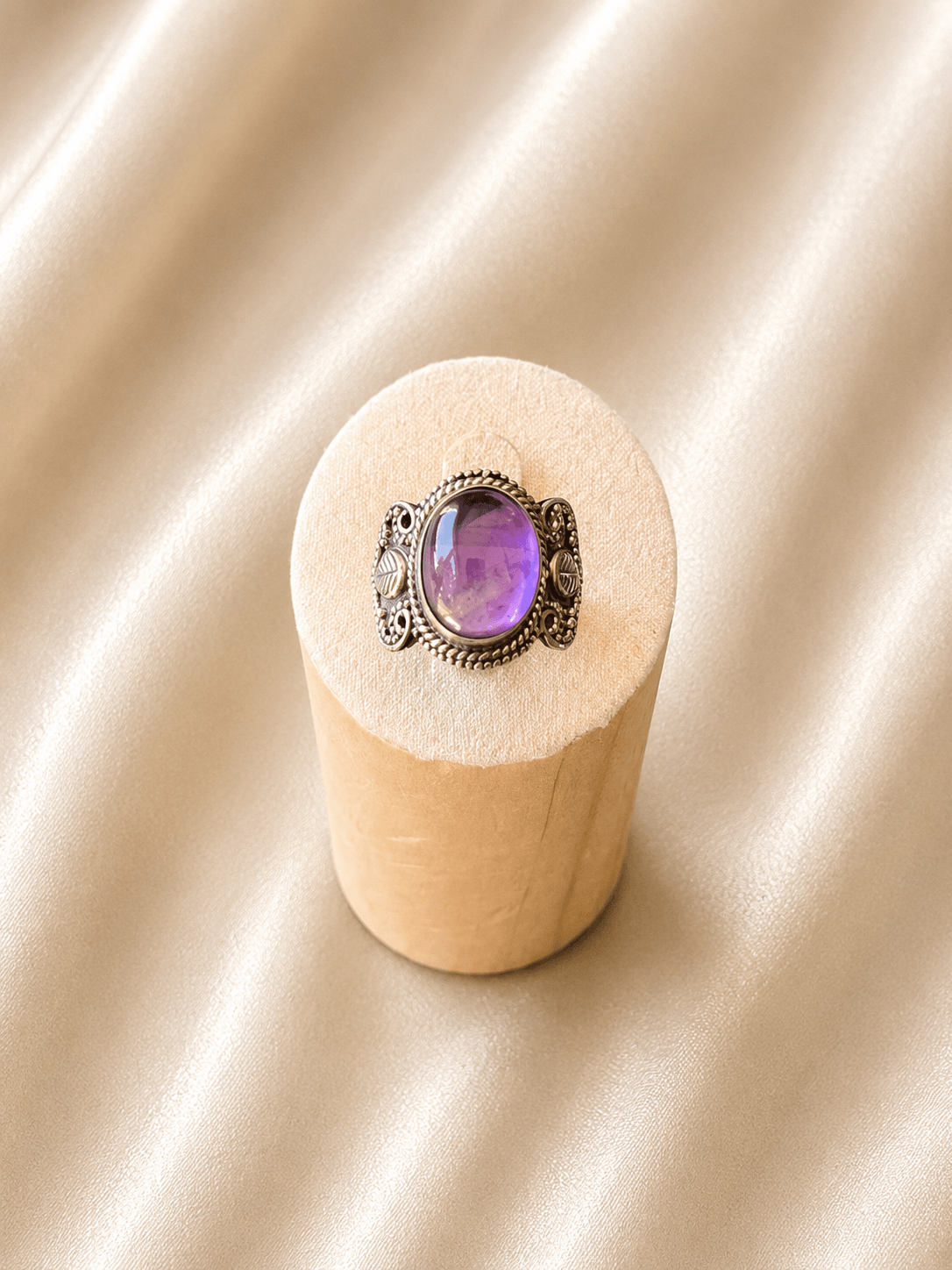 Bague en argent améthyste · Taille 53 · DGC