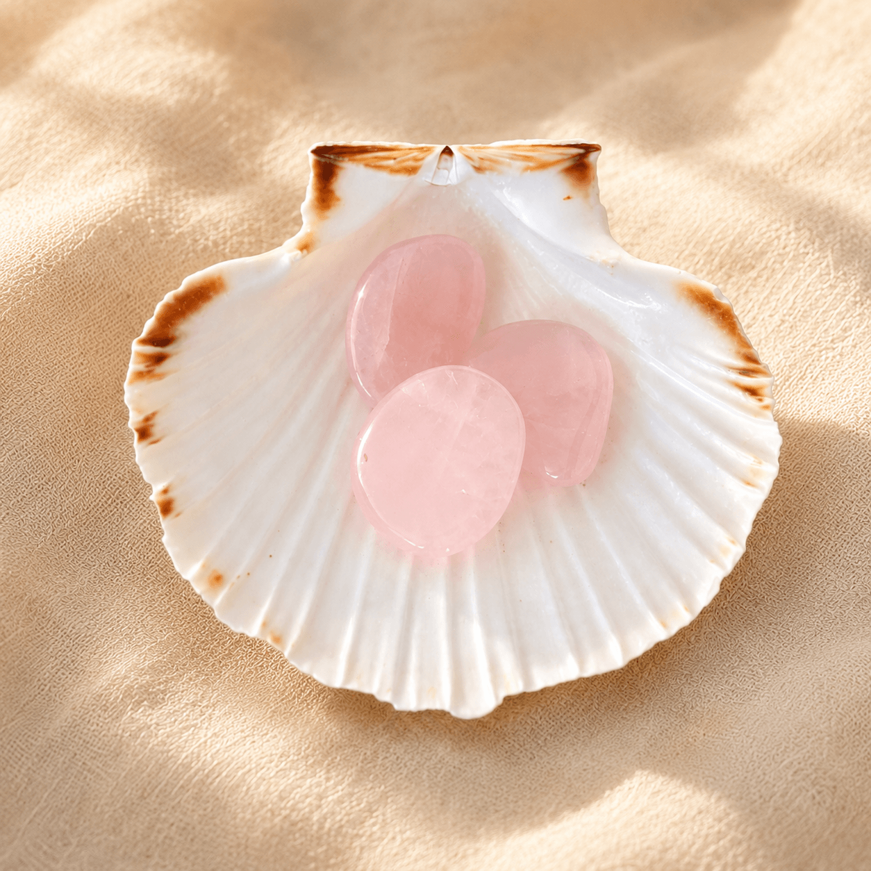 pierre plate naturelle quartz rose